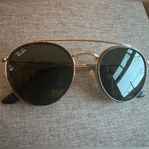 Ray-ban sunglasses (black and gold)